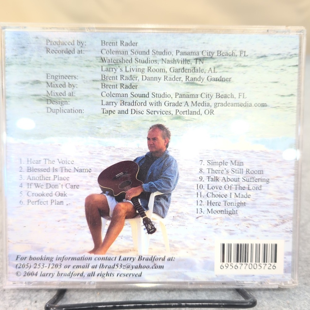 Larry Bradford Simple Man CD Country Folk Music Album - Picture 2 of 2